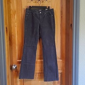 NWT LOFT black/gray corduroy pants